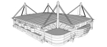 Load image into Gallery viewer, Alamodome - San Antonio Texas USA 3D model