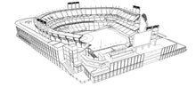 Load image into Gallery viewer, Citi Field 3D Model - New York Mets Baseball Stadium