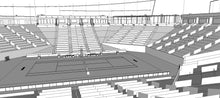 Load image into Gallery viewer, Dignity Health Sports Park - Tennis Center Carson - Los Angeles USA 3D model