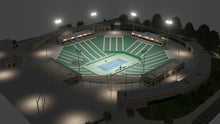 Load image into Gallery viewer, Dignity Health Sports Park - Tennis Center Carson - Los Angeles USA 3D model