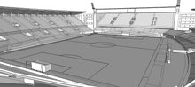 Load image into Gallery viewer, Estadio Dom Alfonso Henriques, Vitoria Guimaraes 3D Model UEFA Stadium