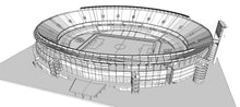 Load image into Gallery viewer, Estadio Monumental River Plate Buenos Aires Argentina replica 3d stadium 3d model