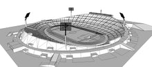 Load image into Gallery viewer, Estadio Olímpico Universitario - Ciudad de México - México 3D model