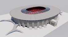Load image into Gallery viewer, Ferenc Puskas Stadion Stadium Budapest Hungary 3d geniusandgerry vr ar virtual 3dstadium arena champions league