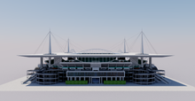 Load image into Gallery viewer, Hard Rock Stadium - Tennis - Miami USA 3D model
