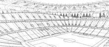 Load image into Gallery viewer, King Abdullah Sports City - Saudi Arabia 3D model