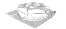 Load image into Gallery viewer, Atlanta Stadium 3D Replica - NFL Retractable Roof Model