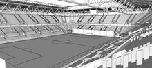 Load image into Gallery viewer, Merkur Spiel-Arena - Fortuna Dusseldorf - Germany 3D model