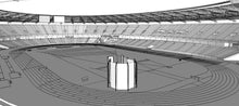 Load image into Gallery viewer, National Athletics Centre Budapest Hungary 3D model