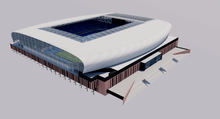 Load image into Gallery viewer, Everton FC Stadium 3D Model Liverpool Replica