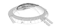 Load image into Gallery viewer, Oita Dome Stadium - Japan 3D model