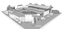 Load image into Gallery viewer, Raymond James Stadium 3D Model – Tampa Stadium Replica