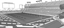 Load image into Gallery viewer, Raymond James Stadium 3D Model – Tampa Stadium Replica