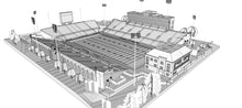 Load image into Gallery viewer, Skelly Field at HA Chapman Stadium - University of Tulsa USA 3D model