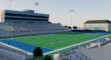 Load image into Gallery viewer, Skelly Field at HA Chapman Stadium - University of Tulsa USA 3D model