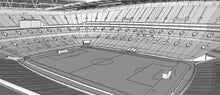 Load image into Gallery viewer, Wembley Stadium 3D Model UEFA Football Venue