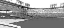 Load image into Gallery viewer, Wrigley Field 3D Model – Chicago Cubs Stadium Replica