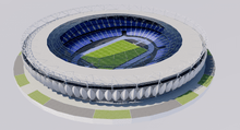 Load image into Gallery viewer, olympic_football_soccer_athletic_stadium_arena_venue_3d_geniusandgerry_2