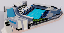 Load image into Gallery viewer, ASB Tennis Centre - Auckland New Zealand 3D model