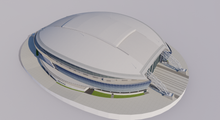 Load image into Gallery viewer, AT&T Stadium 3D Model - Dallas Cowboys NFL Stadium