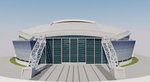 Load image into Gallery viewer, AT&T Stadium 3D Model - Dallas Cowboys NFL Stadium
