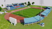 Load image into Gallery viewer, Apia Park Stadium - Samoa 3D model