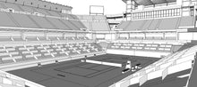 Load image into Gallery viewer, Arena GNP Seguros 3D Model - Acapulco Mexico Stadium 3D