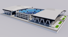 Load image into Gallery viewer, Ariake Coliseum - Tokyo 3D model
