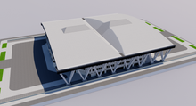 Load image into Gallery viewer, Ariake Coliseum - Tokyo 3D model