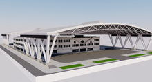 Load image into Gallery viewer, Ariake Coliseum - Tokyo 3D model