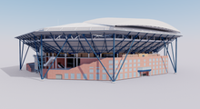 Load image into Gallery viewer, Arthur Ashe Stadium 3D Model – US Open Tennis Venue New York
