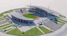 Load image into Gallery viewer, Ataturk Olympic Stadium 3D model – Istanbul sports venue