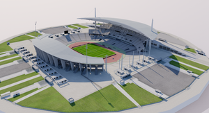 Ataturk Olympic Stadium - Istanbul - Turkey 3D model