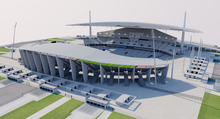 Load image into Gallery viewer, Ataturk Olympic Stadium 3D model – Istanbul sports venue