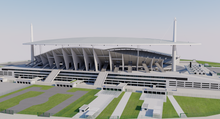 Load image into Gallery viewer, Ataturk Olympic Stadium 3D model – Istanbul sports venue