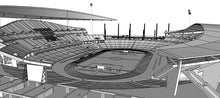 Load image into Gallery viewer, Ataturk Olympic Stadium 3D model – Istanbul sports venue
