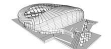 Load image into Gallery viewer, Aviva Stadium 3D Model – Dublin Ireland Stadium Replica