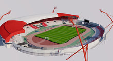 Load image into Gallery viewer, Bahrain National Stadium 3D model