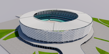 Load image into Gallery viewer, Baku Olympic Stadium - Azerbaijan 3D model
