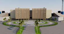Load image into Gallery viewer, Cairo International Stadium 3D Model – Egypt Stadium Replica