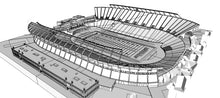 Load image into Gallery viewer, Commonwealth Stadium - Edmonton Canada 3D model