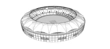 Load image into Gallery viewer, Dubai International Cricket Stadium - UAE 3D model