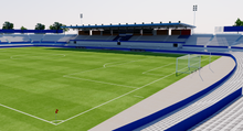 Load image into Gallery viewer, Estadi Nova Creu Alta - Sabadell Spain3D model