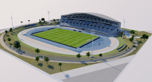 Load image into Gallery viewer, Estadio Ciudad de Malaga - Spain 3D model