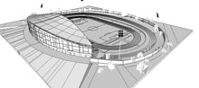 Load image into Gallery viewer, Estadio Ciudad de Malaga - Spain 3D model