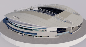 Estadio do Dragao - Porto Portugal 3D model