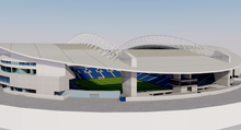 Load image into Gallery viewer, Estadio do Dragao 3D Model UEFA Stadium