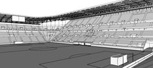 Load image into Gallery viewer, Estadio El Sadar - Pamplona Spain 3D model