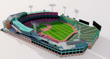 Load image into Gallery viewer, Fenway Park 3D Model – Boston baseball stadium digital replica