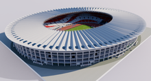 Load image into Gallery viewer, Gelora Bung Karno Stadium - Jakarta Indonesia 3D model